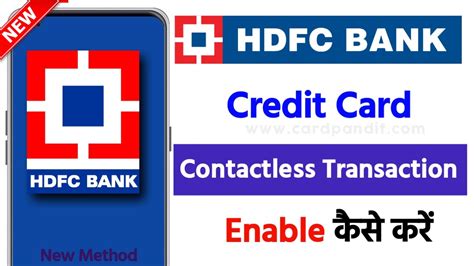 hdfc credit card contactless enable|hdfc bank credit card sign in.